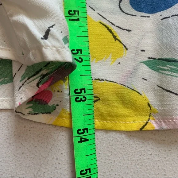 Rixo Feminine & Flirty Floral Puff Sleeve Maxi Dress Size 8 Ivory Red Blue NWT - Picture 17 of 17